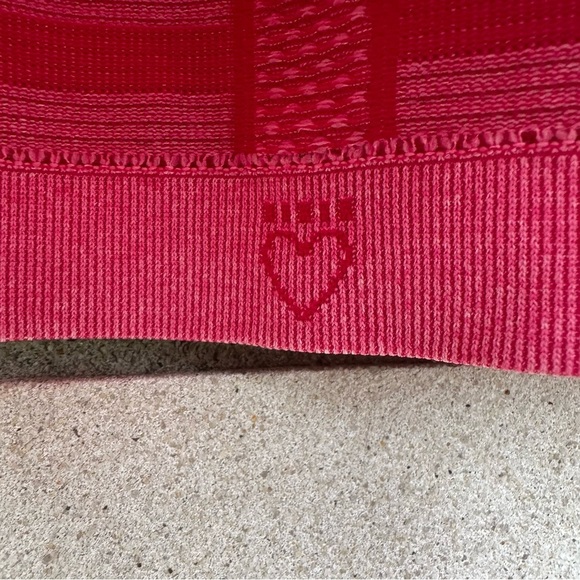Lululemon Swiftly Tech Long Sleeve Crew Heathered Berry Rumble Pink Striped - Picture 3 of 12